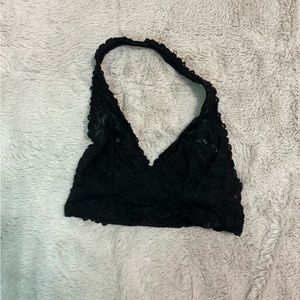 Aerie black halter bralette